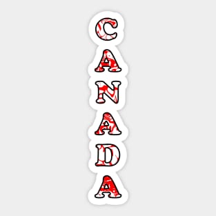 Canada Day And Birthday, I Love Canada Sticker